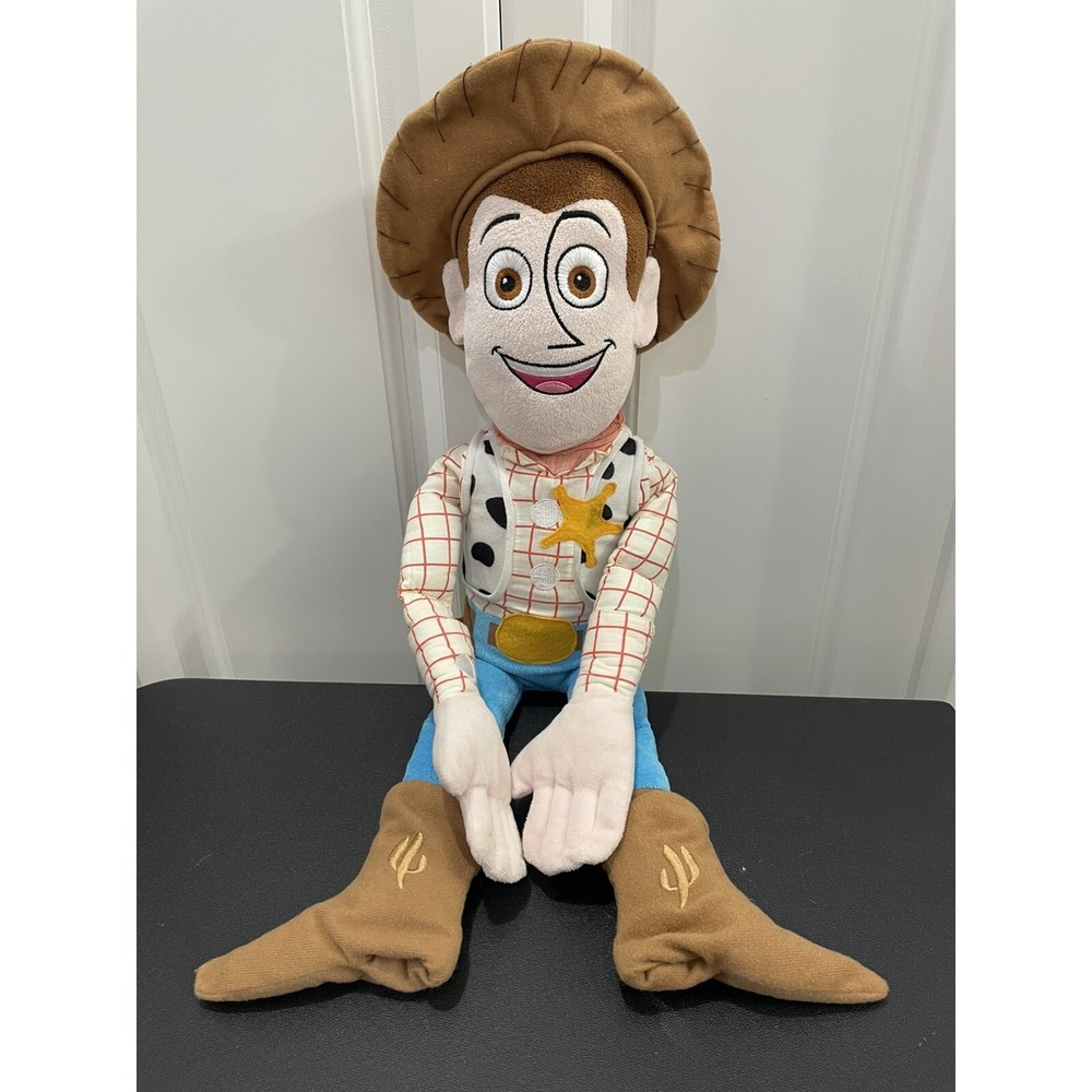Disney Pixar TOY STORY Woody 24" Plush Stuffed Cowboy Large Soft Doll